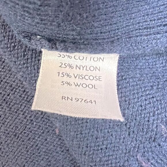 J JILL WOMENS SWEATER BLUE SIZE M - Picture 5 of 10